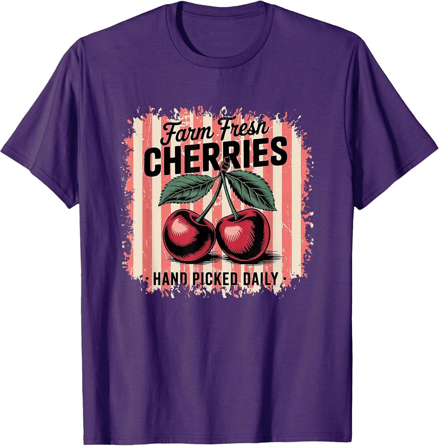 Vintage Farm Fresh Cherries Fruit Lovers Rustic
