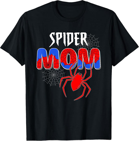 Funny Spiders Mom Matching Family Birthday Mother's Day T-Shirt