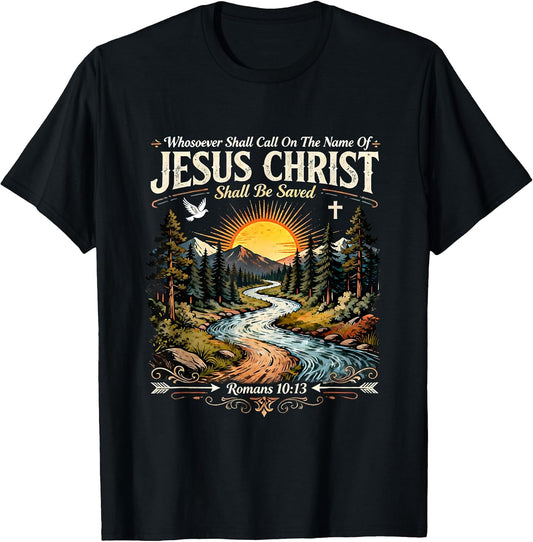 Christian Easter Jesus Cross Bible Verse T-Shirt