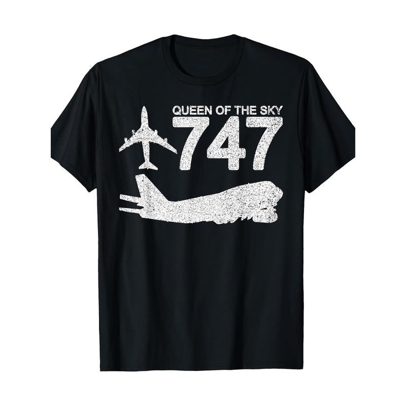 747 Jumbo Jet Aviation Plane Spotting T-Shirt Made in USA Hoodie, Sweatshirt | WearSparks.com