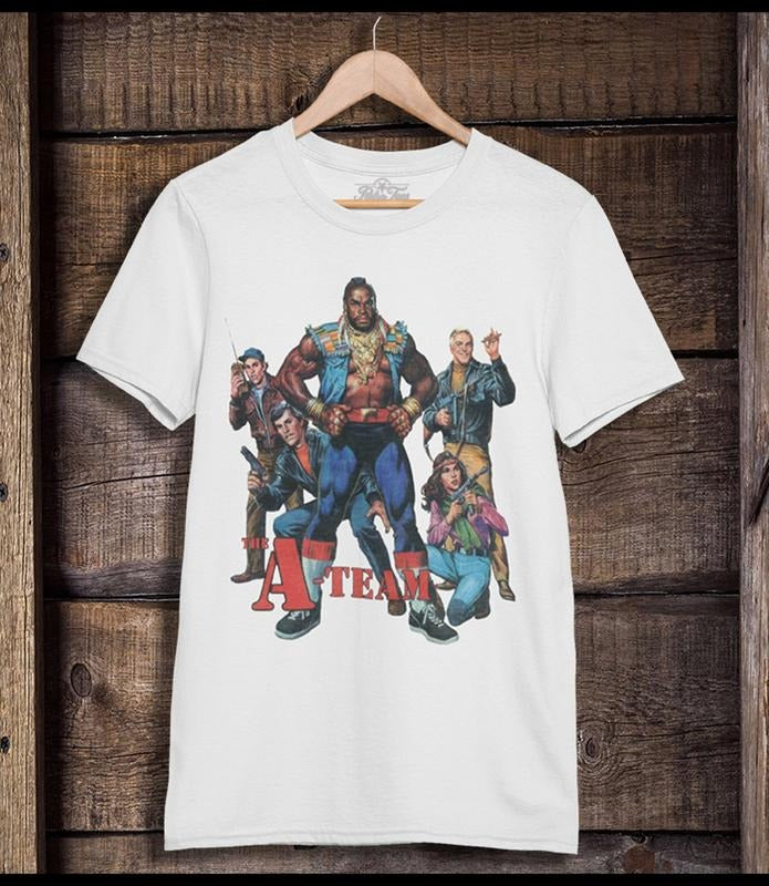 80's The A Team Retro TV T-shirt - Retro Tees Adult Unisex, Men's, Women's Top