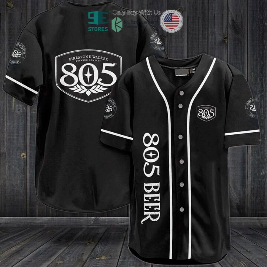 BEST 805 Beer logo black Baseball Jersey