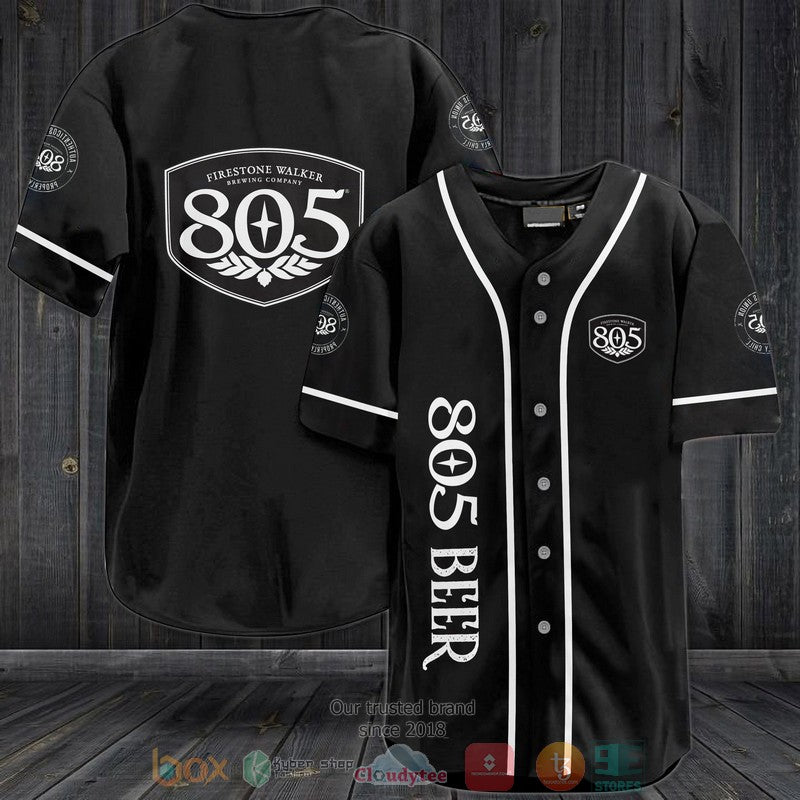 805 Beer black Baseball shirt