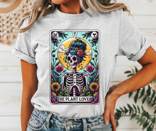 #807 - The Plant Lover Tarot Card Design - Print Unisex Crew neck Tee T-shirt Hoodie, Sweatshirt | WearSparks.com
