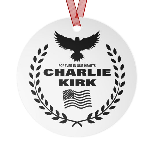 Freedom Charlie Kirk Forever In Our Hearts Ornament T-Shirts, Hoodie, Sweatshirt | WearSparks.com (Image 1)