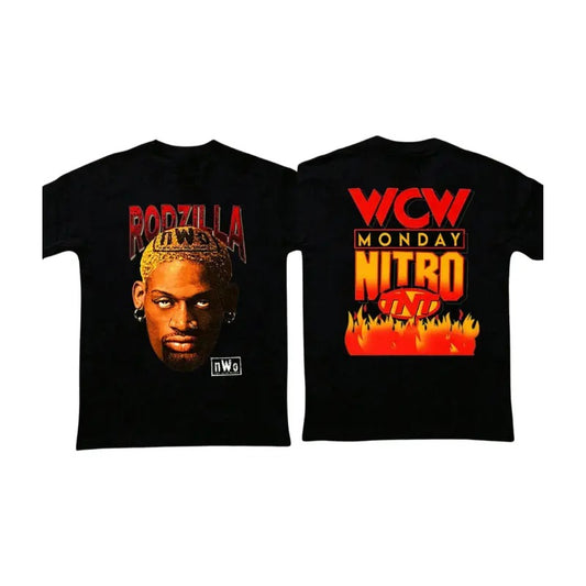 90's Rodzilla Dennis Rodman N.W.O Shirt, Rodzilla Shirt, WCW Monday Nitro TNT, Basketball Shirt, Sport Shirt, Great Gift...