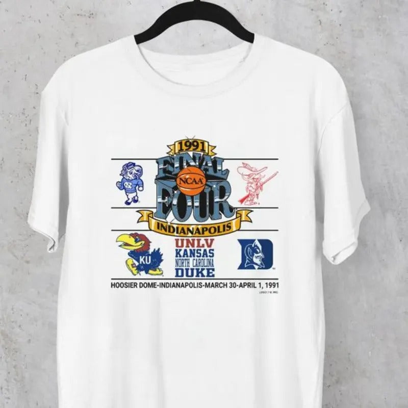 90s 80s Vintage 1991's Final Four Indianapolis T-Shirt Hoodie, Sweatshirt | WearSparks.com