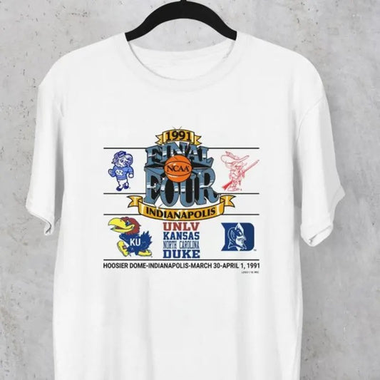 90s 80s Vintage 1991's Final Four Indianapolis T-Shirt Hoodie, Sweatshirt | WearSparks.com