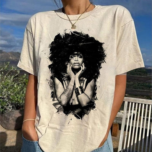 90s Erykah Badu Shirt, Erykah Badu American Singer Shirt, Erykah Badu Rap Shirt, Cotton Fit Tshirt Decoration Hoodie,...
