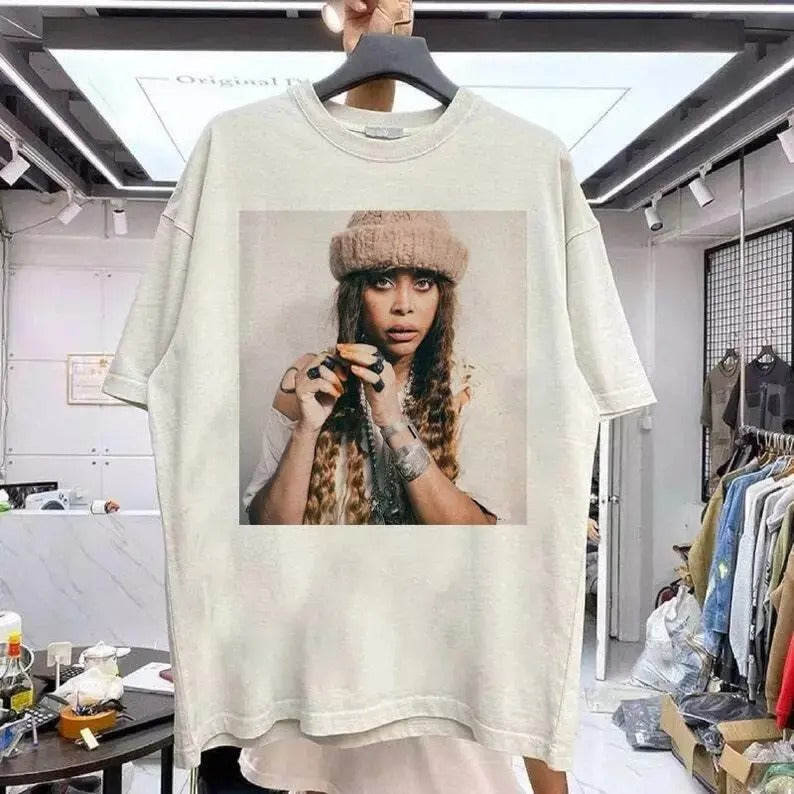 90s Erykah Badu Tshirt, Erykah Badu Gift For Men Women Tshirt S-5XL KH3705 Cotton Menswear Cotton Menswear Top Unisex...