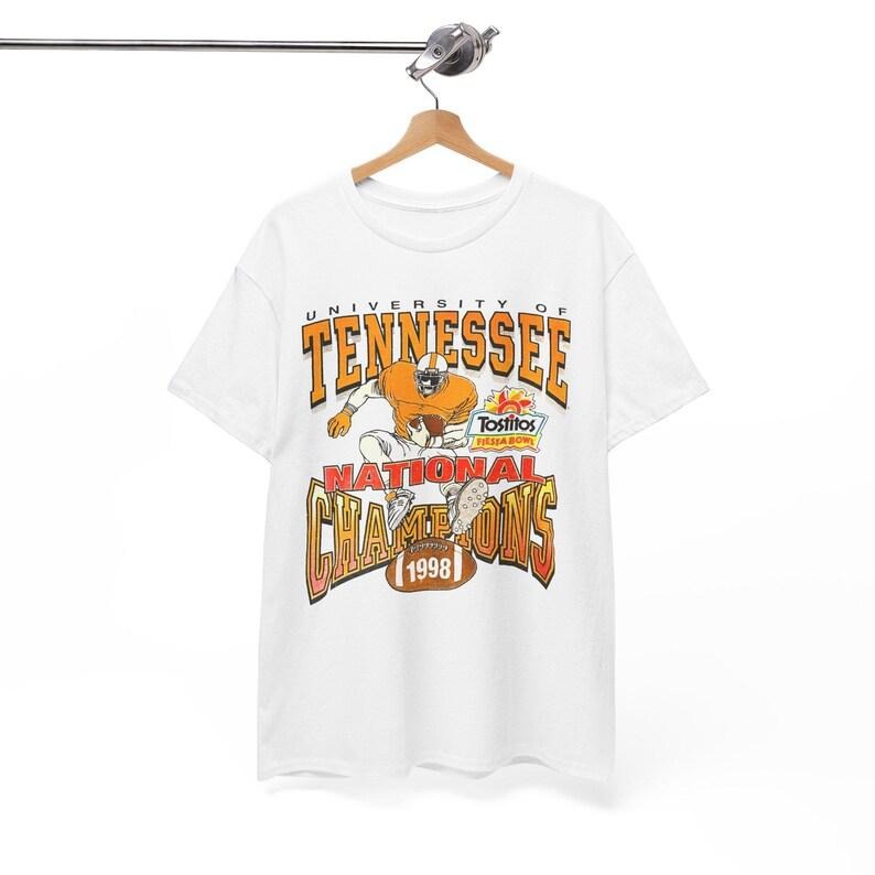 90s Vintage NCAA Football Tennessee Fiesta Bowl 1998 College Football Game Playoffs Bowl Game Logo T-Shirt Graphic Tee...