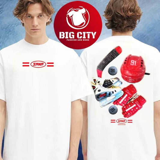 91 Tribute X Sana Detroit Legacy 91 Watercolor Two Sided Shirt