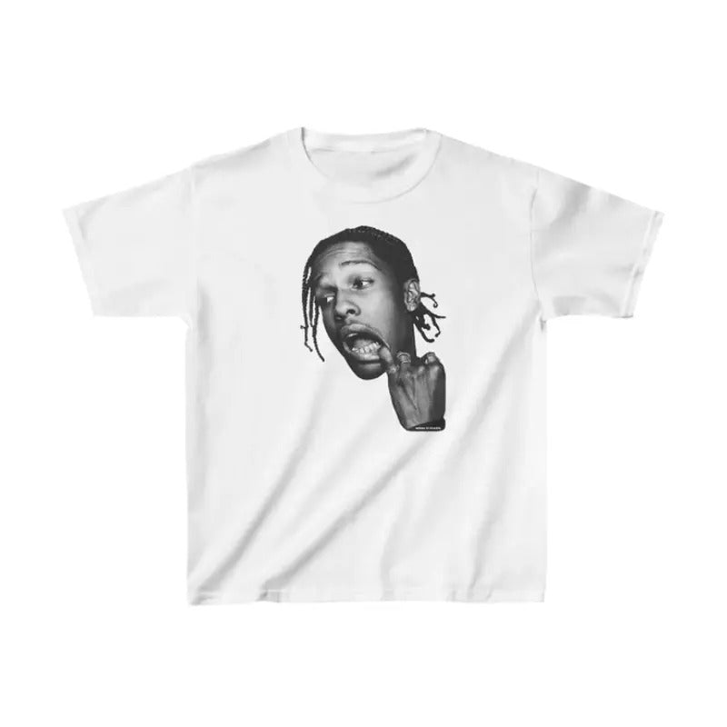 A$AP Rocky Graphic Tee, Hip-Hop Artist Shirt, Retro Style Streetwear, Music Fan Apparel, Urban Fashion, Unisex T-Shirt,...