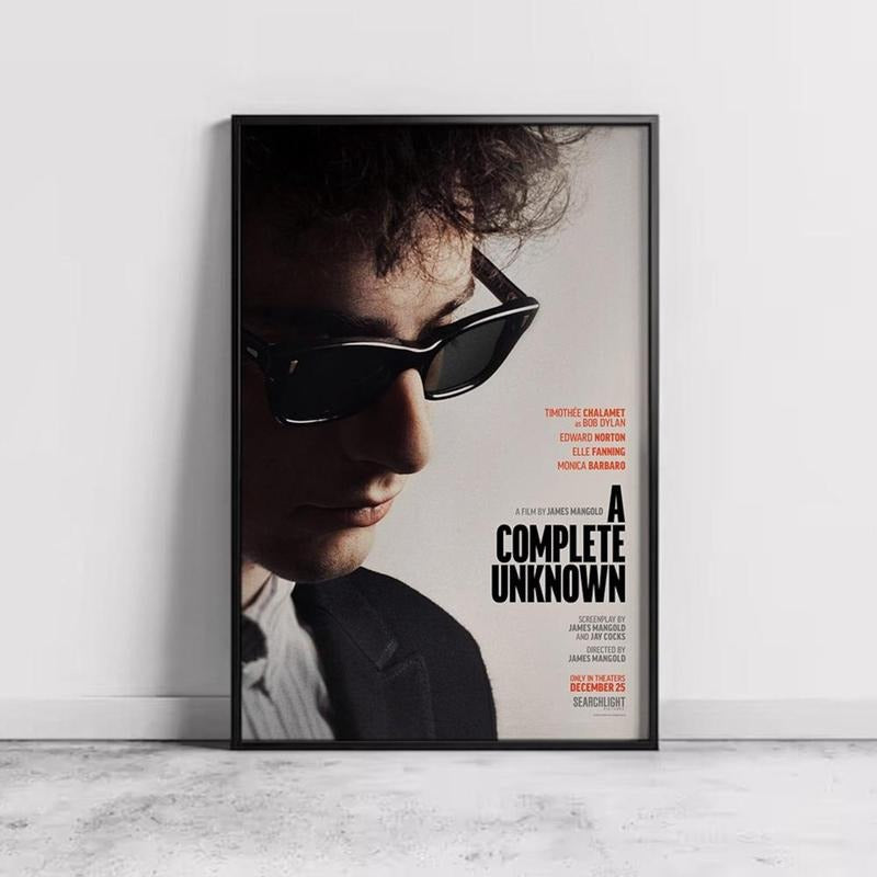 A Complete Unknown Movie Poster, Home Decor, Canvas Wall Art, Personalized gift, Custom Poster, Wall Art Print T-Shirts,...