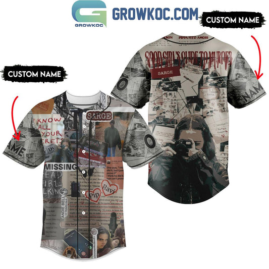 A Good Girl’s Guide To Murder Missing Personalized Baseball Jersey