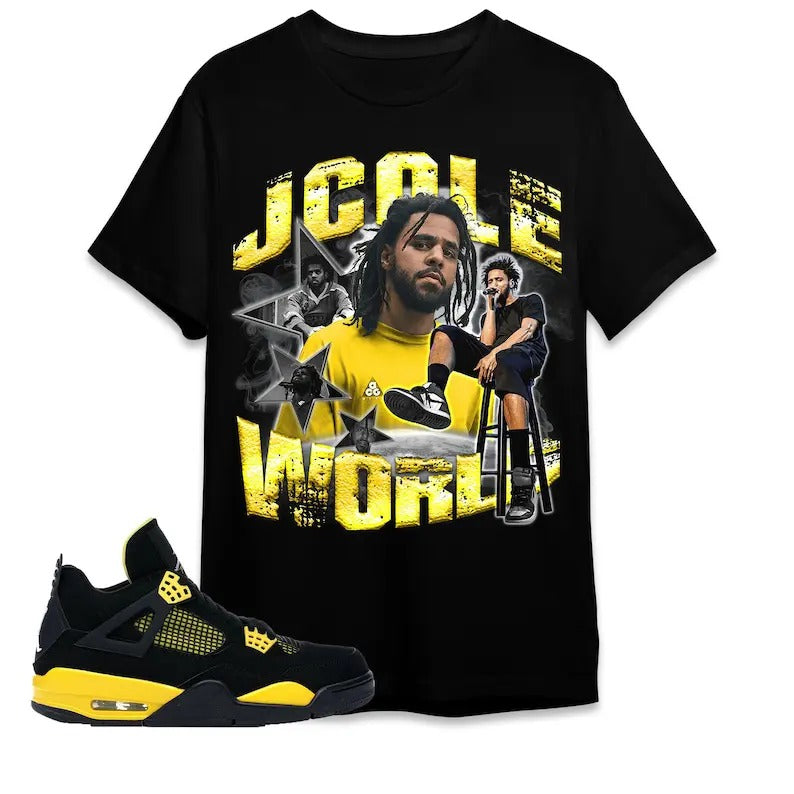 A J 4 Thunder Unisex T-Shirt, Tee, Jay Cole, Shirt To Match Sneaker Hoodie, Sweatshirt | WearSparks.com