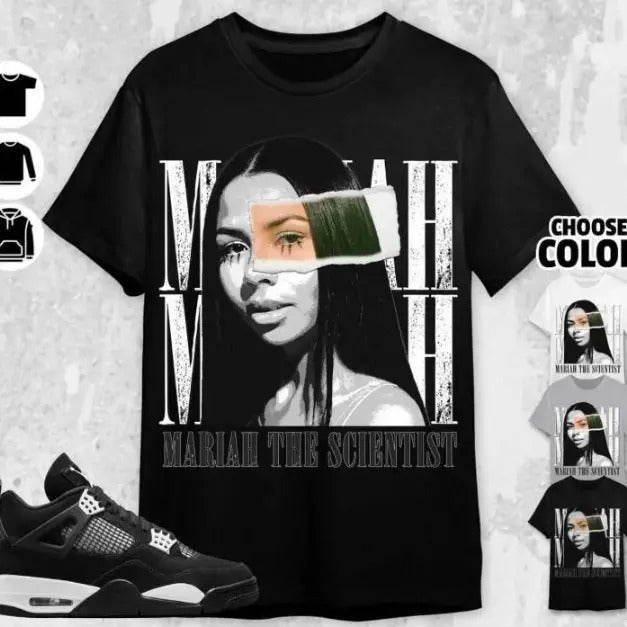 A J 4 White Thunder Unisex T-Shirt, Mariah T S Tees, Shirt To Match Sneaker Hoodie, Sweatshirt | WearSparks.com