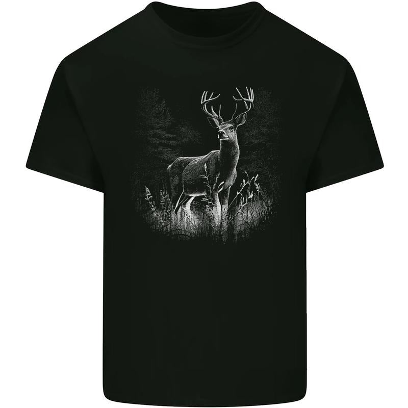 A Stag Deer Mens Cotton T-Shirt Tee Top Made in USA Hoodie, Sweatshirt | WearSparks.com