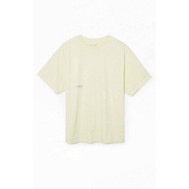 A.R.C. Men's Yellow Vintage Wash Comfort Heavyweight T-Shirt Hoodie, Sweatshirt | WearSparks.com