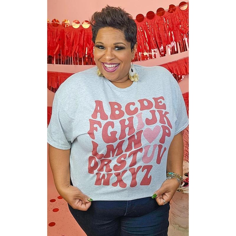 ABC I Love You Graphic T-Shirt Hoodie, Sweatshirt | WearSparks.com
