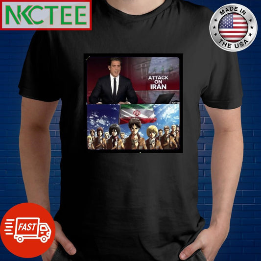ABC News Attack on Iran anime shirt