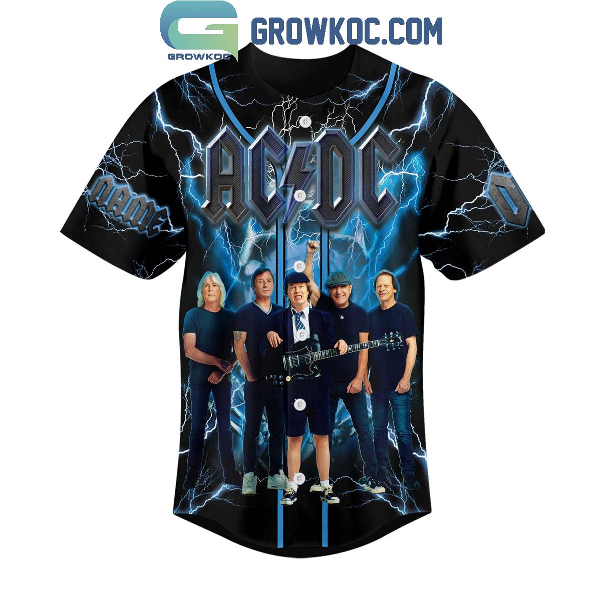ACDC Best Band Ever 2025 Baseball Jersey