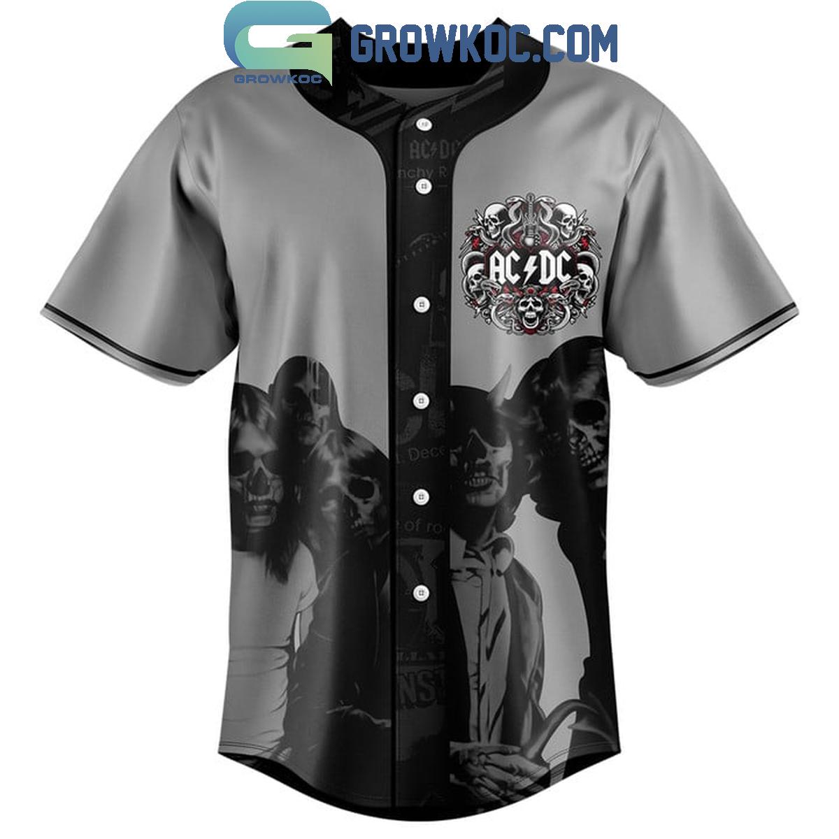 ACDC Shot In The Dark Personalized Baseball Jersey