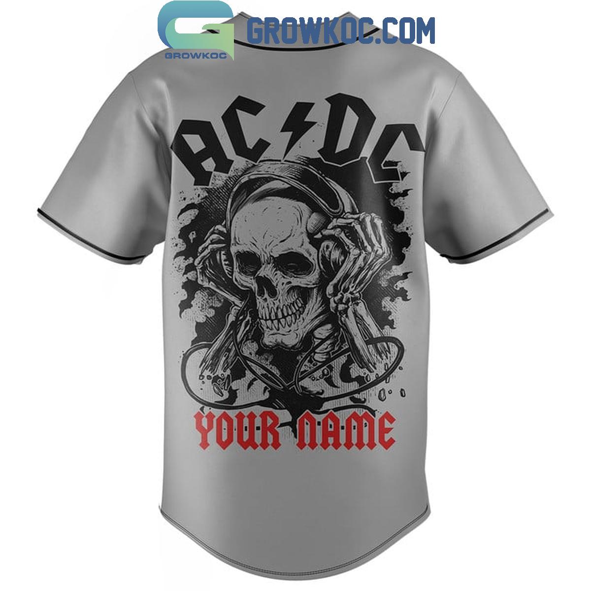ACDC Shot In The Dark Personalized Baseball Jersey