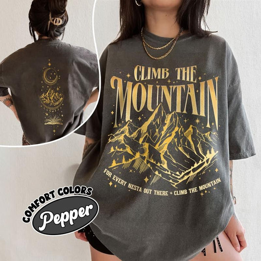 ACOSF SJM Fan Comfort Colors Shirt, Climb The Mountain Nesta T Shirt, For Every Nesta Out There Tee, SJM Merch, Night...