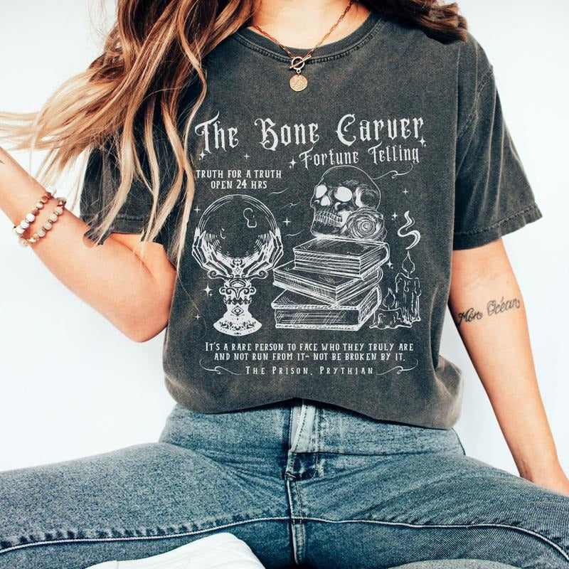ACOTAR Shirt Bone Carver Shirt Acotar Merch SJM Merch Velaris Shirt SJM Universe Bookish Merch Booktok Merch Cassian...