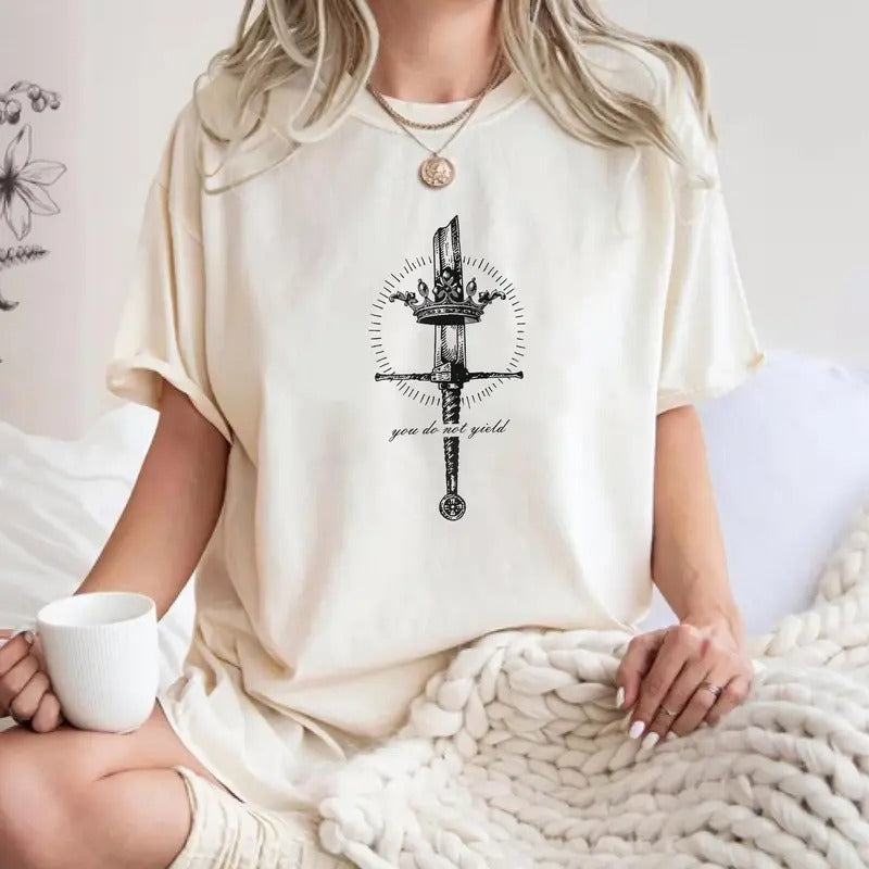 ACOTAR Velaris shirt, You do not yield t-shirt, SJM quotes t-shirt, SJM Shirt, A Court of Thorns and Roses t-shirt, shirt...