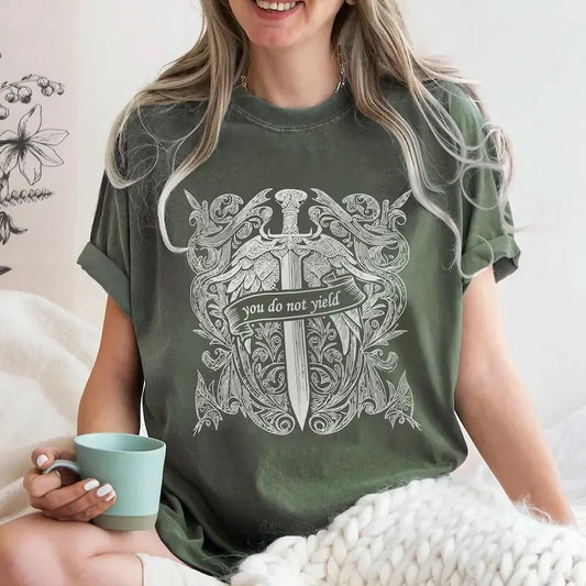 ACOTAR Velaris shirt, You do not yield t-shirt, SJM quotes t-shirt, SJM Shirt, A Court of Thorns and Roses t-shirt, sjm...