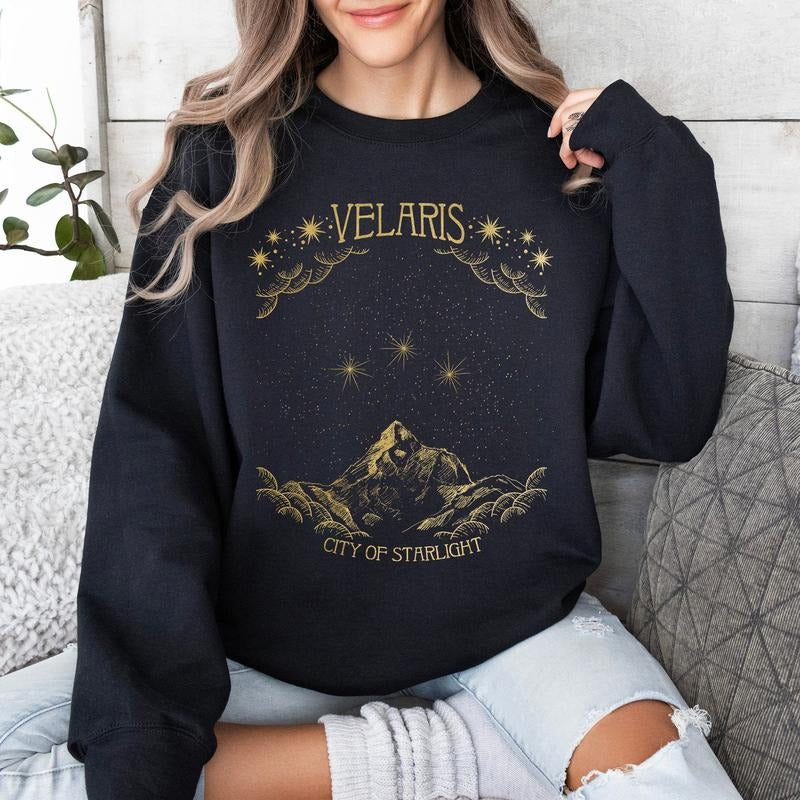 ACOTAR Velaris, City of Starlight Sweatshirt, A Court of Thorns and Roses T-Shirts, Hoodie | WearSparks.com