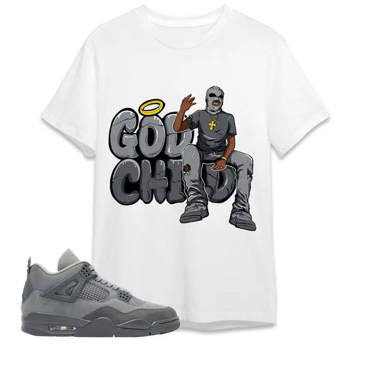AJ 4 Pari Unisex T-Shirt, God Child, Shirt To Match Sneaker, Back To School Gift Hoodie, Sweatshirt | WearSparks.com