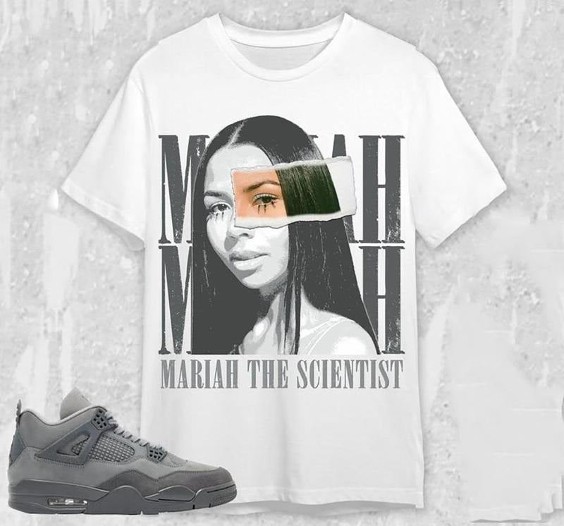 AJ 4 Wet Cement Unisex Shirt,Mariahhh the Scientisttt Tees, Shirt In Dark Heather To Match Sneaker Hoodie, Sweatshirt