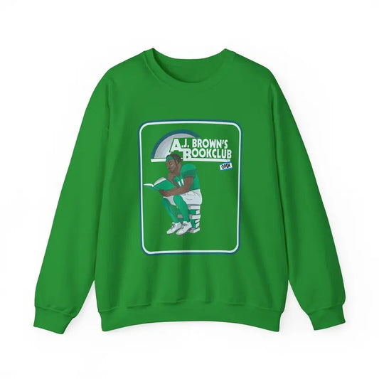AJ's Book Club Crewneck Sweatshirt, Trendy Philadelphia Football Crewneck, Game Day Shirt, Philadelphia Football Gift Fan...