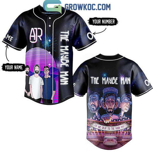 AJR Band The Maybe Man Fan Personalized Baseball Jersey