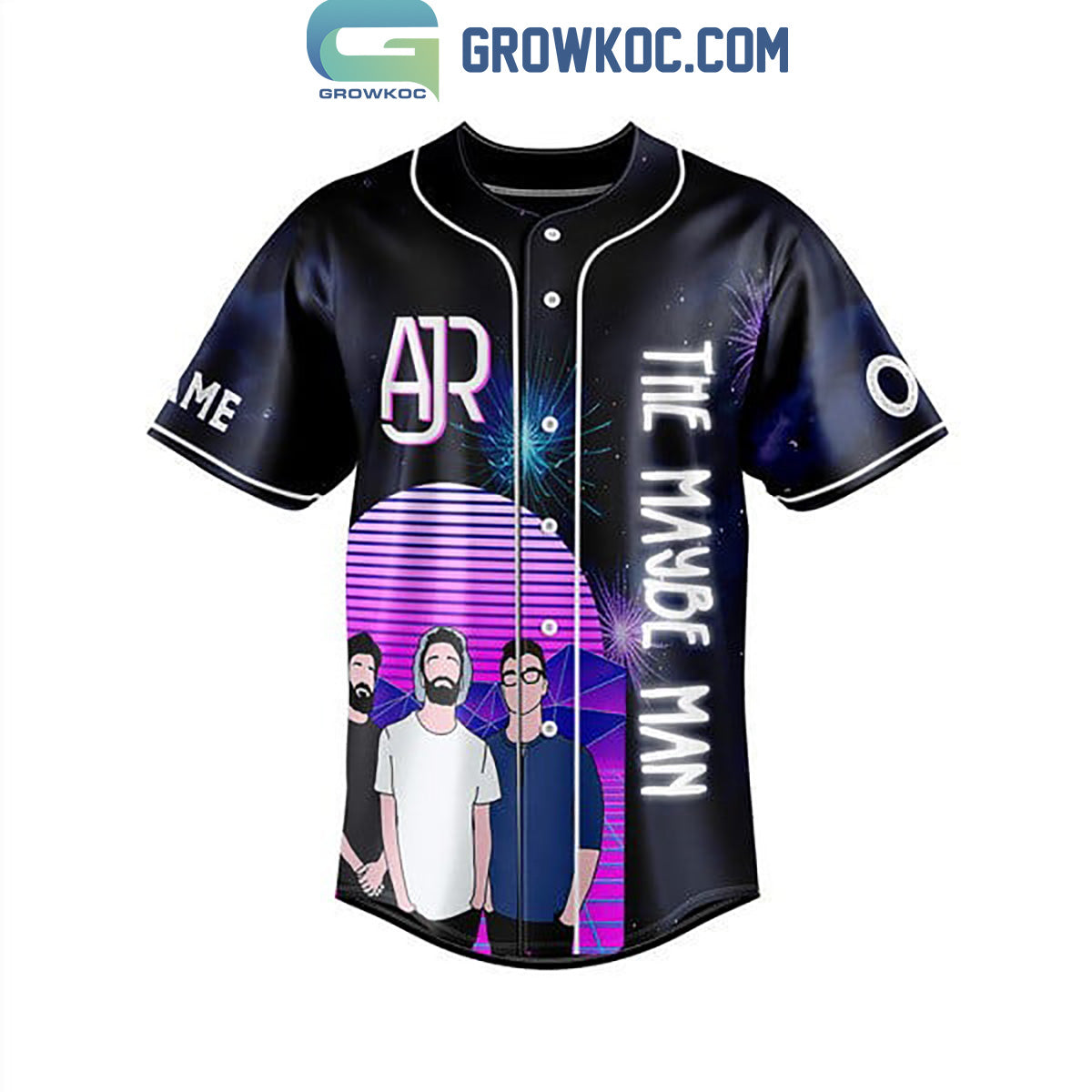 AJR Band The Maybe Man Fan Personalized Baseball Jersey