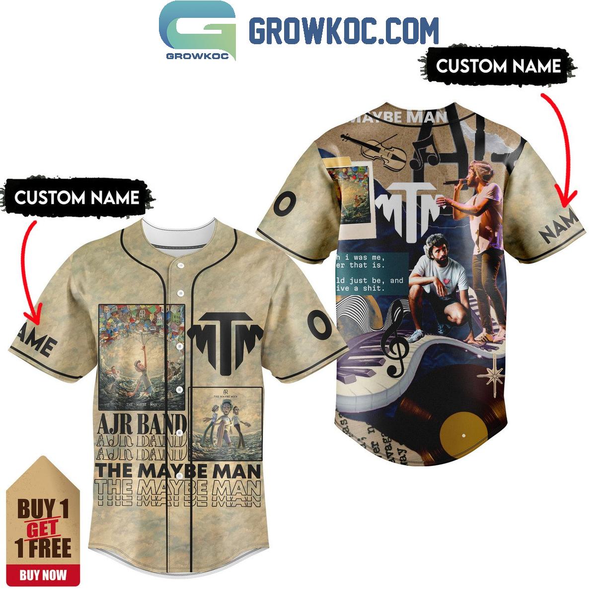 AJR Band The Maybe Man Loyal Personalized Baseball Jersey