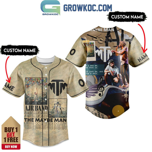 AJR Band The Maybe Man Loyal Personalized Baseball Jersey