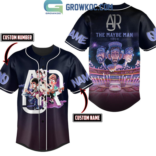 AJR The Maybe Man Tour 2024 Personalized Baseball Jersey