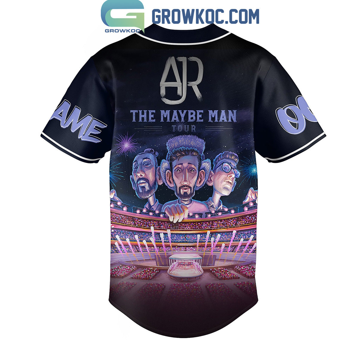 AJR The Maybe Man Tour 2024 Personalized Baseball Jersey