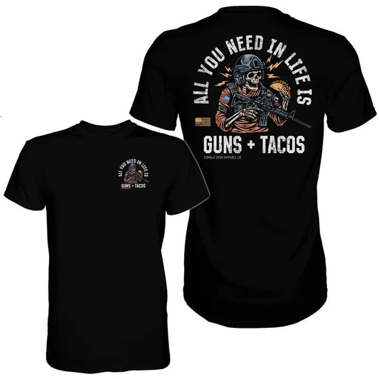 ALL YOU NEED IN LIFE IS TACOS MEN'S T-SHIRT, HUMOR SHIRTS, FUNNY TEE SHIRT Hoodie, Sweatshirt | WearSparks.com