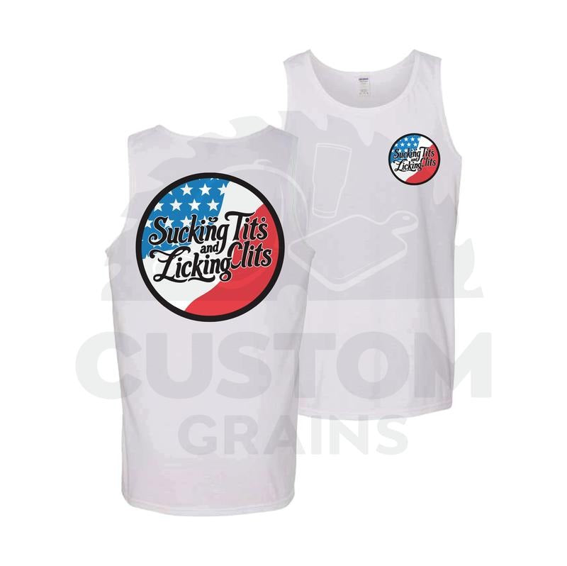 AMERICAN FLAG SUCKING'S AND LICKING C'S TANKTOP T-Shirts, Hoodie, Sweatshirt | WearSparks.com