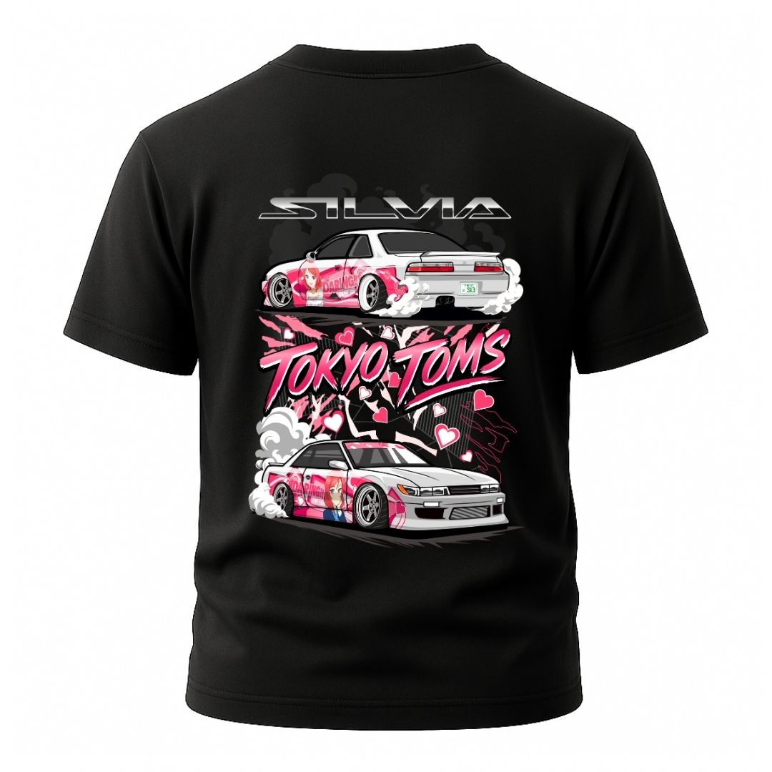Silvia S13 “Pink Storm” T-Shirt Hoodie, Sweatshirt | WearSparks.com (Image 1)
