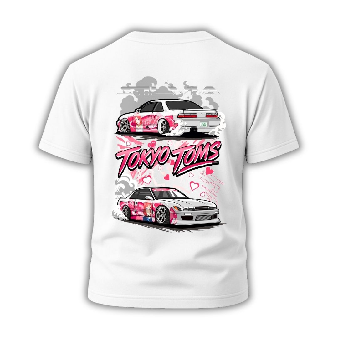 Silvia S13 “Pink Storm” T-Shirt Hoodie, Sweatshirt | WearSparks.com (Image 3)
