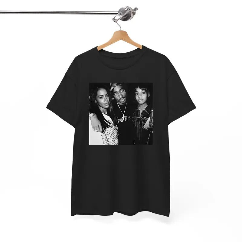 Aaliyah, 2Pac and Left Eye Tshirt, 90s Hiphop Shirt, Rap Shirt Hoodie, Sweatshirt | WearSparks.com