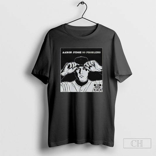 Aaron Judge 99 Problems New York Yankees Player Graphic Tee Shirt