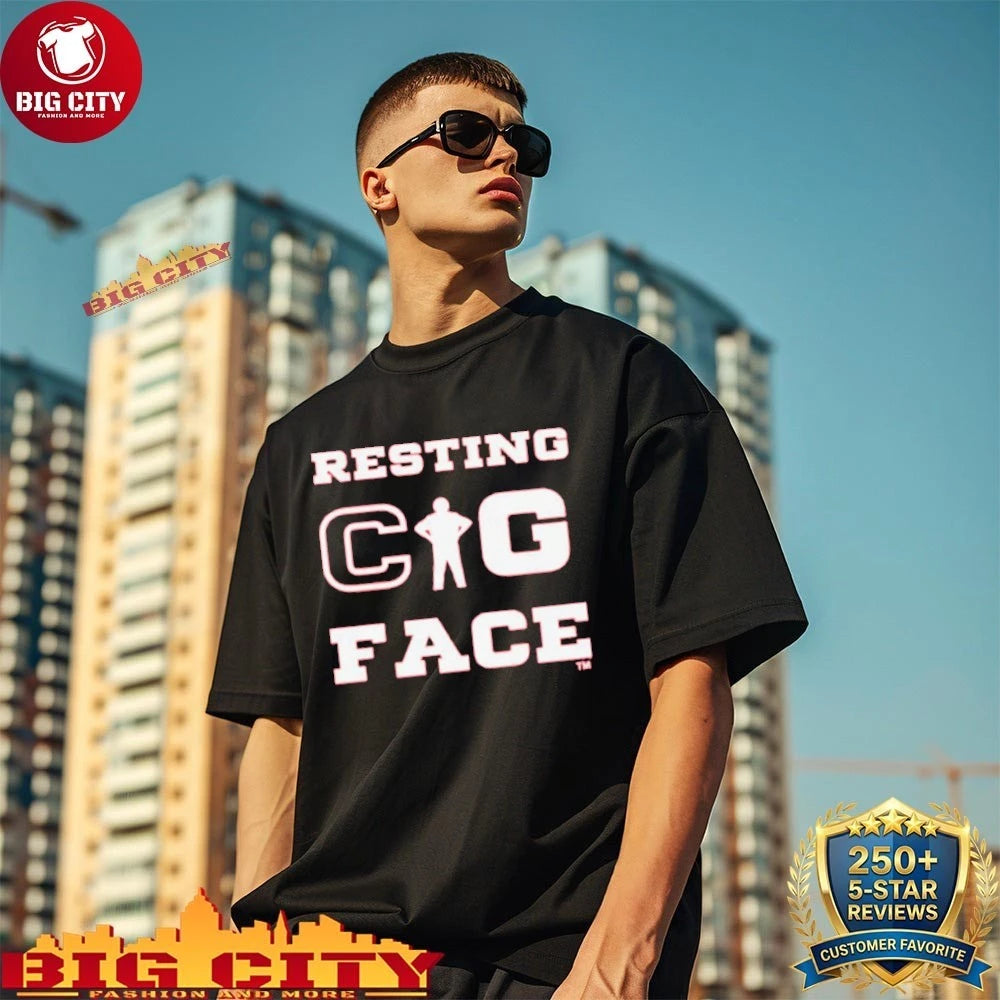 Aaron Matas Curt Cignetti Resting Cig Face shirt