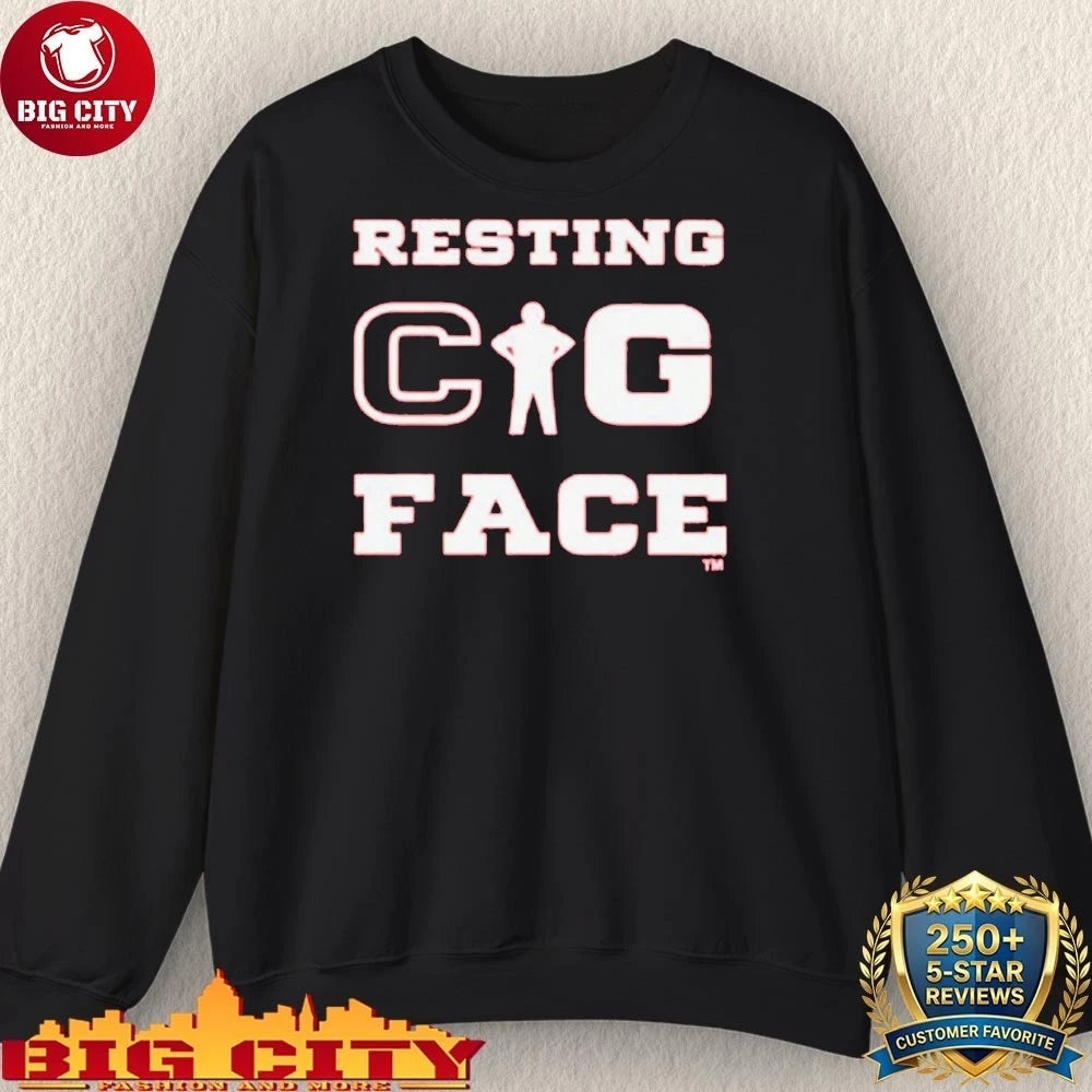 Aaron Matas Curt Cignetti Resting Cig Face shirt